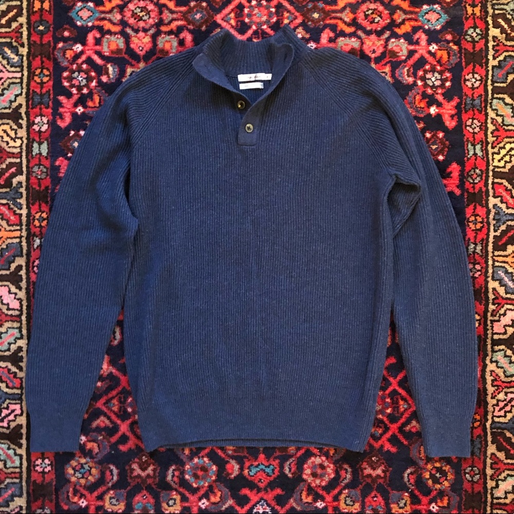 Peter Millar Sweater - Navy/Heather